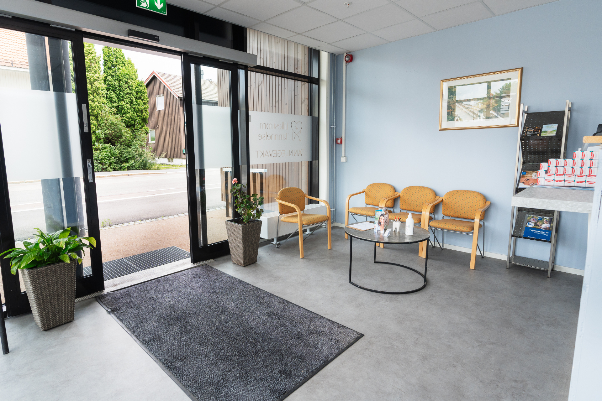Venterom hos Lysaker Brygge Tannklinikk