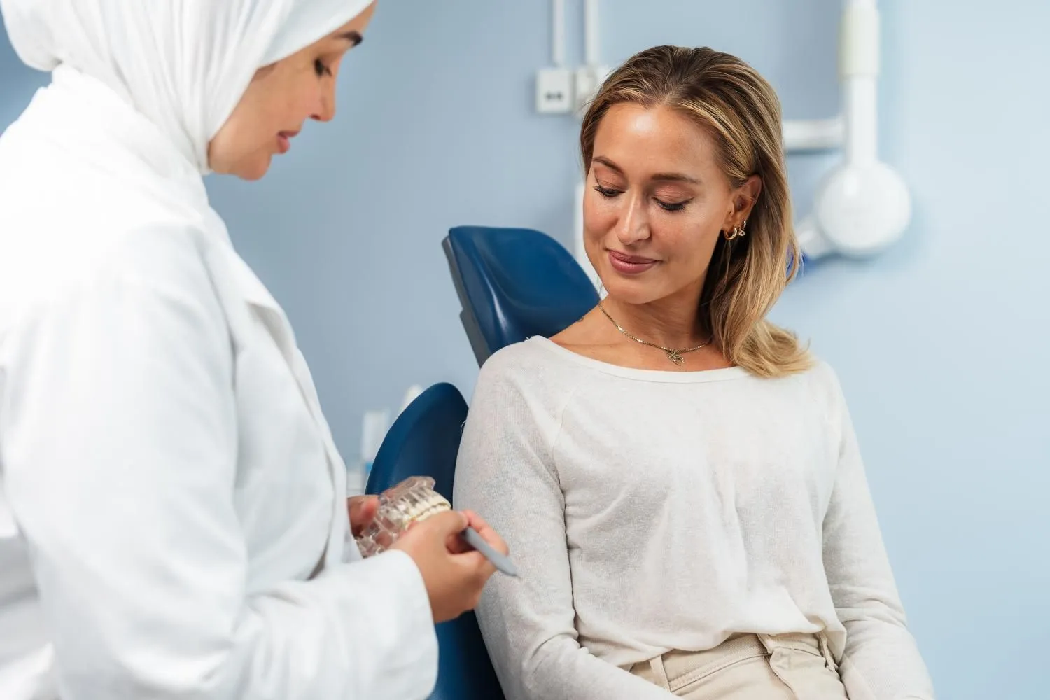 Behandlingsrom hos Lysaker Brygge Tannklinikk